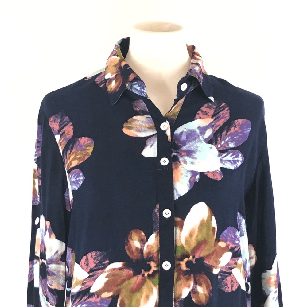 🌻 Meaneor | Floral Print Lightweight Shirt Dress
